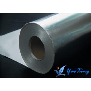 China Sliver Aluminum Foil Fiberglass Cloth To Reflect Radiant Heat Away supplier