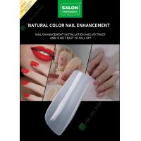 China Milk Color/ Half Square Shape French Acrylic Fake Nail with ABS Artificial nail False Nail on sale