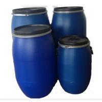 China Blue Plastic HDPE Food Storage Drum Open Top Barrel Keg 394*880mm on sale