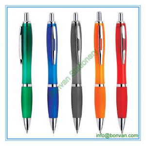 logo branded advertising plastic ballpoint pen,logo plastic pen