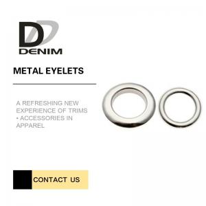 China High Durability Metal Eyelet Rings Crack-Proof For Clothings Decoration supplier