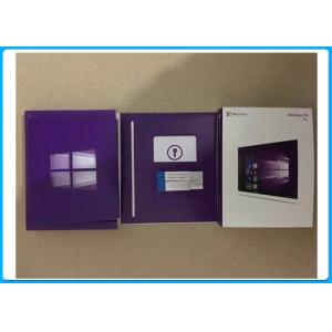 China Microsoft Windows 10 Pro Software retail version online activation with OEM coa sticker supplier