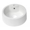 Pure White Artificial Quartz Stone Bathroom Washing Basin China manufacture