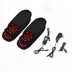 132 LEDS Shoes Red Light Therapy Slipper 660nm 850nm For Foot Pain Relief