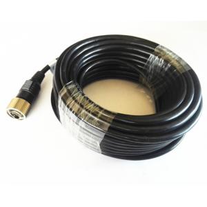 China 5M 10M 20M 30M Backup Camera Cable , 6pin Mini Din Extension Cable supplier