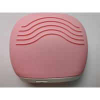 China Rowgee  Pink Silicone Exfoliating Face Brush Home Use Beauty Equipment on sale