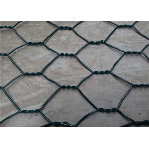 PVC Coated Hexagonal Gabion Box For Erosion Control / Gabion Mattress