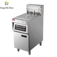 China New commercial fryer with oil filter electric fryer Hamburg and French fries fryer on sale