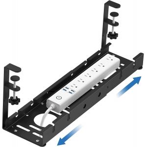 China Sturdy Metal Cable Tray Basket with Clamp The Ultimate Under Desk Cable Management Tool supplier