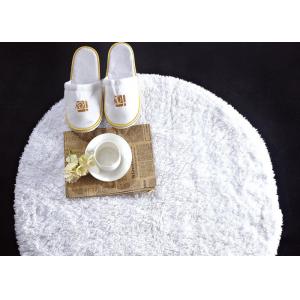 China Washable White Waffle Disposable Spa Slippers , Disposable Hotel Bathroom / Guest House Slippers wholesale