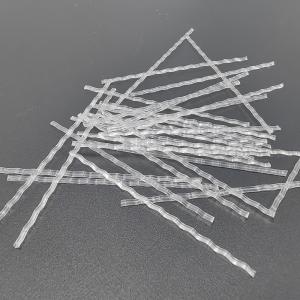 China Fibra de ondas de polipropileno de PP sintético para el refuerzo de hormigón para uso en mortero wholesale