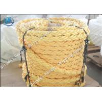 China 3 Strand Marine Mooring Rope Low Water Absorption Excellent Machining Performance on sale