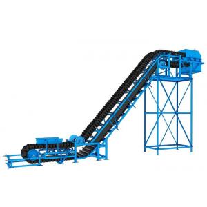 Gearbox Motor Drive Carbon Steel Sidewall Belt Conveyor With Custom Color