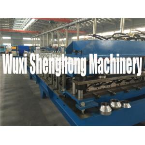 China Roofing / Wall Panel Sheet Metal Roll Forming Machines With Upright Columns supplier