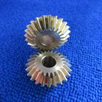 China High Precision Micro Machining Parts Small Diameter Durable CNC Brass Bevel Gear With Curve Tooth on sale