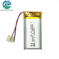 China KC IEC62133 Approve 3.7 Volt Rechargeable Battery Pack 802040 3.7v 650mah With Pcb Li-Polymer Battery on sale
