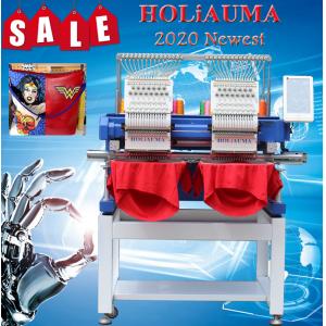 HO1502H 400*500mm 15 colors type Computer 2 head laser schiffli embroidery machine