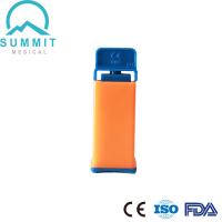 China Single Use Auto Lancing Device Safety Blood Lancet 21G 2.2mm Orange on sale