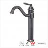 China Oil Rubbed Bronze Water Mixer Tap , Concrete Chrome Basin Faucet wholesale