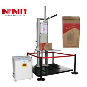 China Carton Zero Drop Testing Machine For Packing Box Container Zero Height Drop Test Edge side corner test supplier