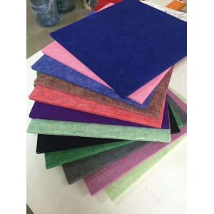 China 4.2kg Polyester Fiber Sound Acoustic Panel / Soundproof Panels For Walls supplier