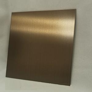 Brushed Finished Customized Color Plating SS Sheet Four Feet