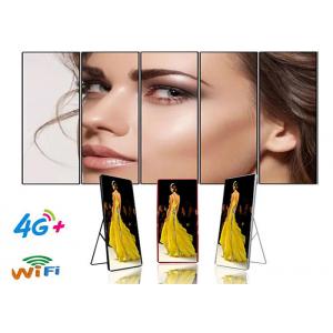 4G, WIFI, USB Connection  Mirror LED Display Poster For Shopping Mall  Advertising