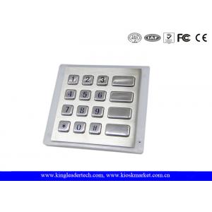 China Panel - Mount Backlit Metal Keypad , customizable waterproof keypad dust - proof supplier