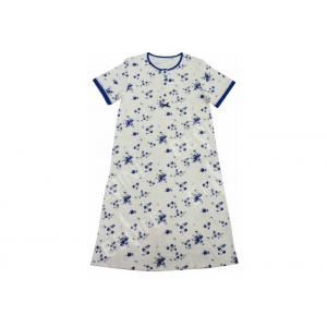 China 100% Cotton Interlock Ladies Night Dresses Sleepwear European Design Anti Wrinkle supplier