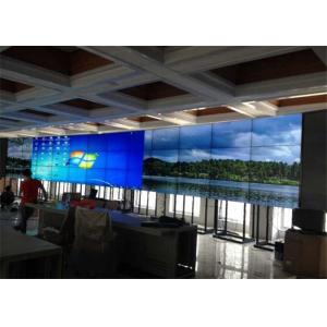 China 55 Inch FHD LCD Video Wall With Semi - Circle Style For Tv Station Background wholesale