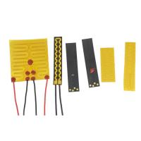China Electric Polyimide Heater Element Yellow Black Color For Hair Straightener on sale