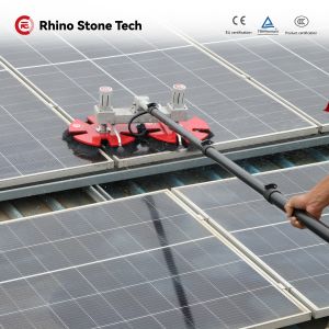 China Labor-Saving Spin Scrubber Solar Cleaning System PV Power Panels Maintentain Tools supplier