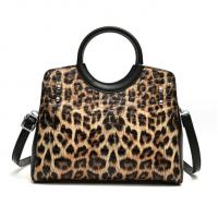 China Large Capacity Women Shoulder Handbag Leopard Printed Fashionable Shoulder Bag on sale
