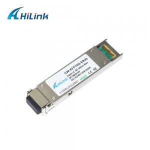 XFP 40KM SMF Dual LC Optical Fiber Transceiver 10GBASE CWDM 1470 - 1610nm