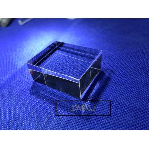 China Hexahedron Sapphire Parts Optical Light Guide Block Lens For Laser Cosmetic Instrument supplier