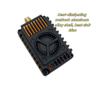 China Transmisor FPV ultraligero de 4W 1.7G 8 CH Peso 25.85g VTX de alta potencia 1.7Ghz Baja latencia para drones de carreras wholesale