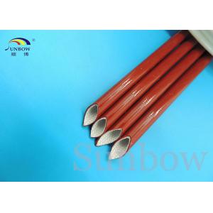 China Black Red Silicone Coated Fiberglass Sleeving Electrical Insulation Sleeving supplier
