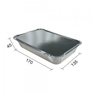 Environmental Friendly Middle East Style Aluminum Foil Take Out 8389 Containers With Lids