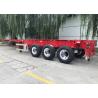 China Tri Axle 40ft 45ft Skeleton Semi Trailer For Cold Chain Transportation wholesale