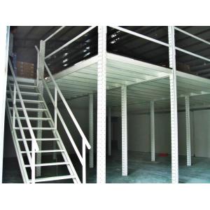 China Structural Steel Raised Storage Mezzanine Floor , 1 Level / 2 Levels / 3 Levels supplier