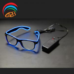 China high quality el glasses/el wire glasses/el wire sunglasses for party events supplier