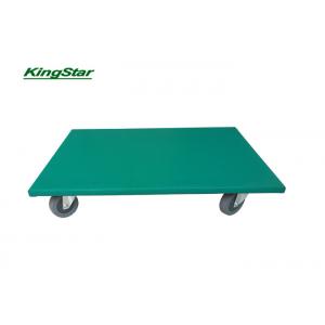 China Blue Color Four Wheel Dolly Rouleau Anti - Glissement Vert De Transport supplier