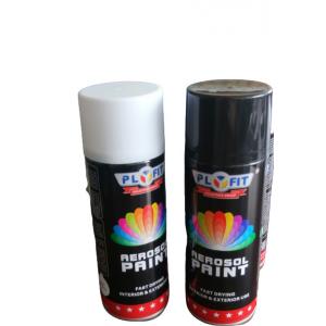 China Fast Dry 65*158mm Black Lacquer Spray Paint Aerosol Acrylic Based supplier