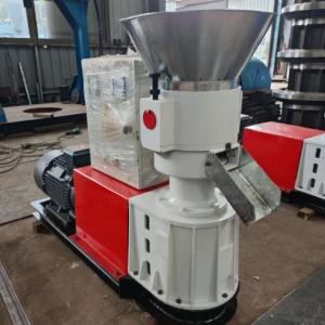 China 300-500kg/H Poultry Feed Manufacturing Machine Flat Die Roller Chicken Feed Machine supplier