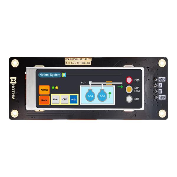 3.0 Inch Uart TFT LCD 268x800 Display With LCD Controller Board
