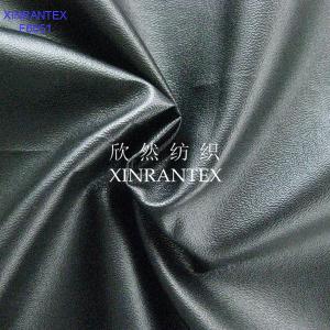F6051 fake leather fabric 100% polyester micro fibre suede pu lamilation finish for jacket