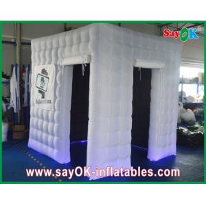 Wedding Photo Booth Hire White Inflatable Photo Booth Enclosure Led Lights For Wedding Party