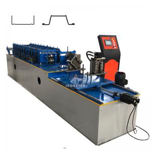 0.3-0.8mm Omega And U Channel Double Rows Stud Roll Forming Machine