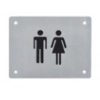 China Blind Touch Recognition Sign Braille Toilet Signs For Hotel on sale