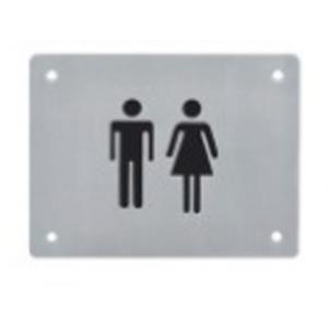 Blind Touch Recognition Sign Braille Toilet Signs For Hotel